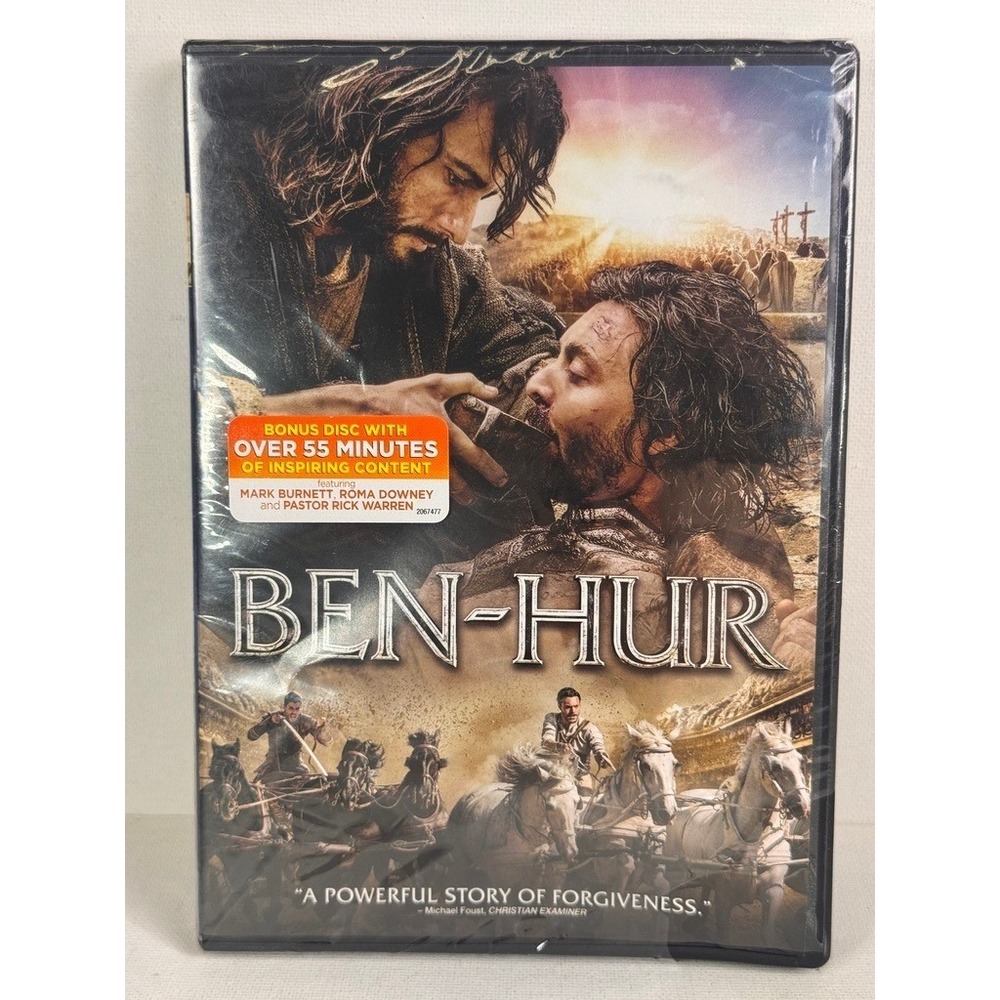 Ben Hur DVD Movie Film Bonus Disc Widescreen Case Damaged Sealed‎